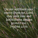Psalm 40:11