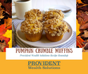 Pumpkin Crumble Muffins