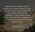 Isaiah 55:6-7