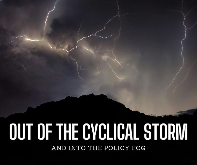 Out of the Cyclical Storm and Into the Policy Fog