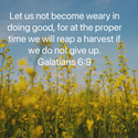 Galatians 6:9