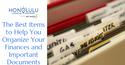 The Best Items to Help You Organize Your Finances and Important Documents