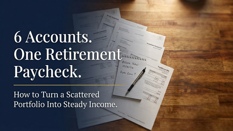How to Turn 6 Different Accounts Into One Retirement Paycheck