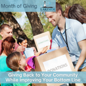 Giving Back to Your Community While Improving Your Bottom Line