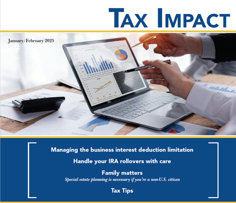 January / February 2025 Tax Impact