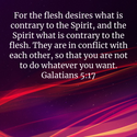 Galatians 5:17