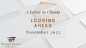 Looking Ahead