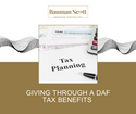 Giving Through a Donor Advised Fund: 5 Tax Benefits