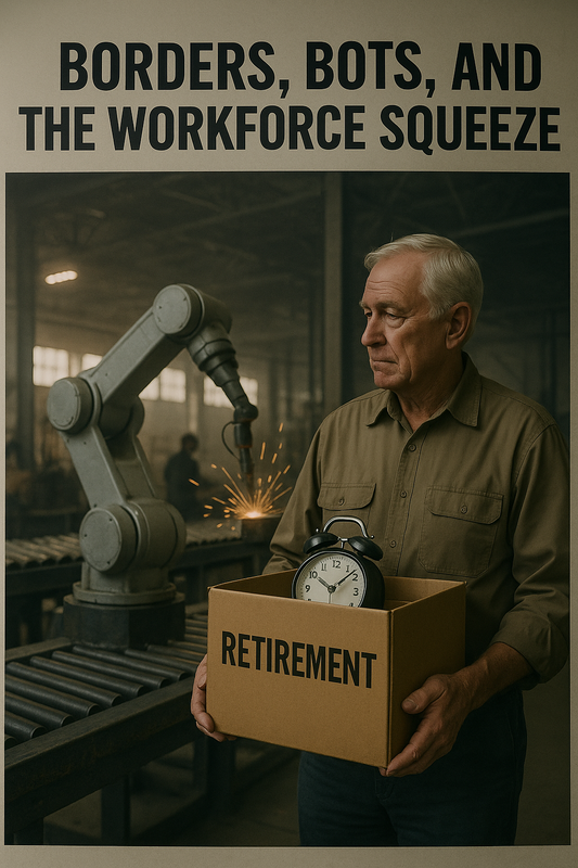 Borders, Bots, and the Workforce Squeeze: A Thought Experiment on Timing