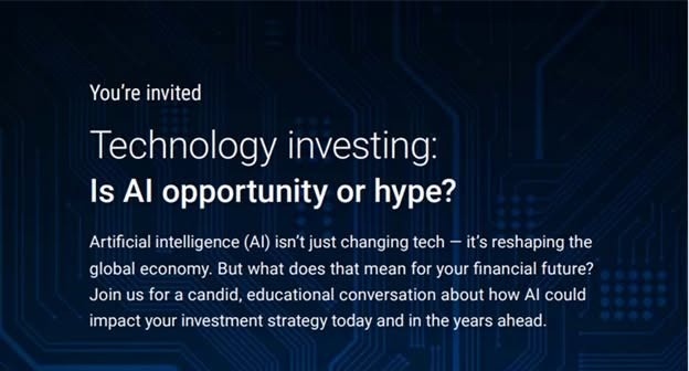 Video Replay: Technology Investing: Is AI opportunity or hype?