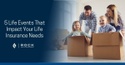 5 Life Events That Impact Your Life Insurance Needs