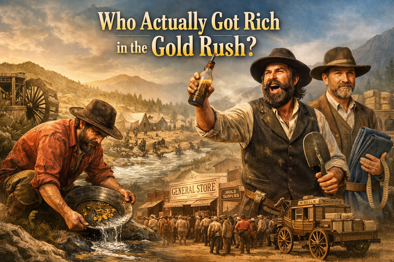 Who Actually Got Rich in the Gold Rush?
