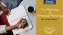 Tax Planning and Financial Planning Go Hand in Hand