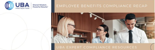 UBA Compliance Update for July 2024