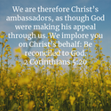 2 Corinthians 5:20