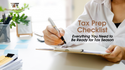 Tax Prep Checklist: Everything You Need to Be Ready for Tax Season