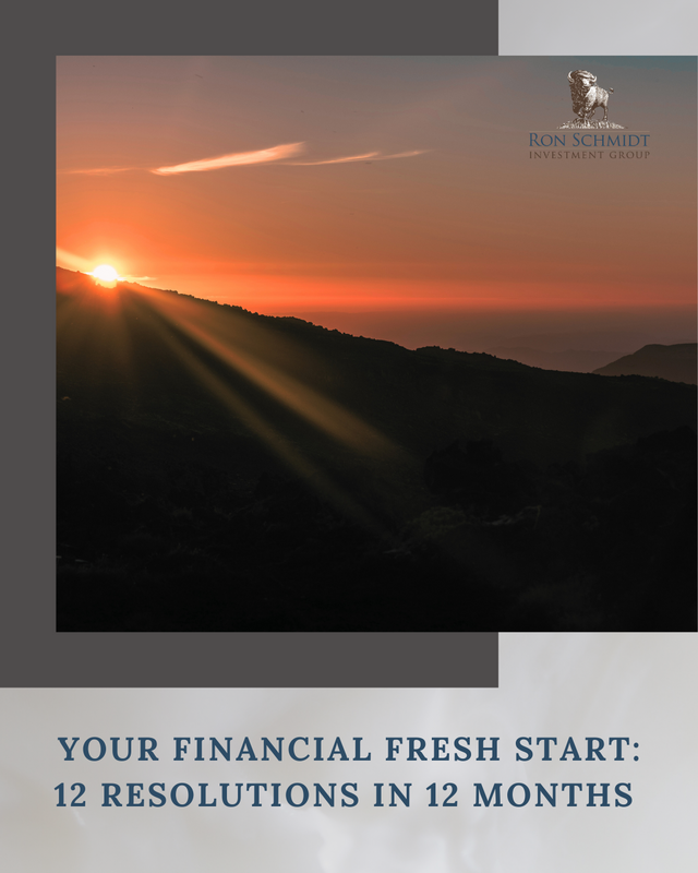Your Financial Fresh Start: 12 Resolutions in 12 Months