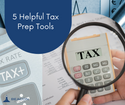 Five Helpful Tools for Tax Prep