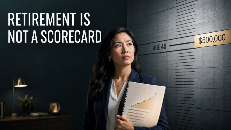 Retirement Is Not a Scorecard: When Savings Benchmarks Do More Harm Than Good