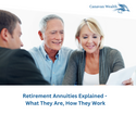 Retirement Annuities Explained