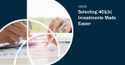 Video: Selecting 401(k) Investments Made Easier