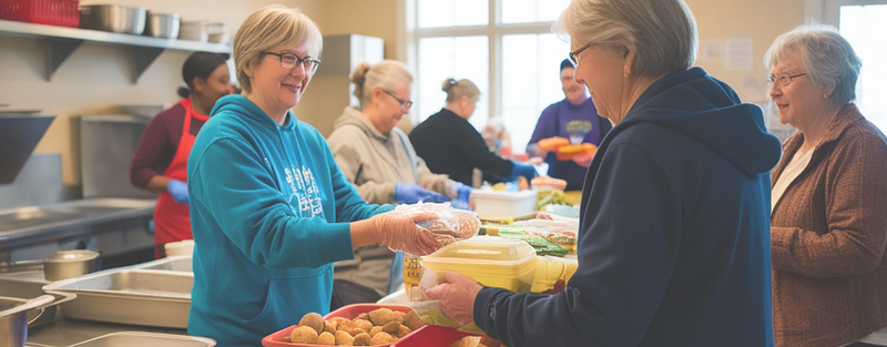 Women Are Giving Thanks by Giving Back