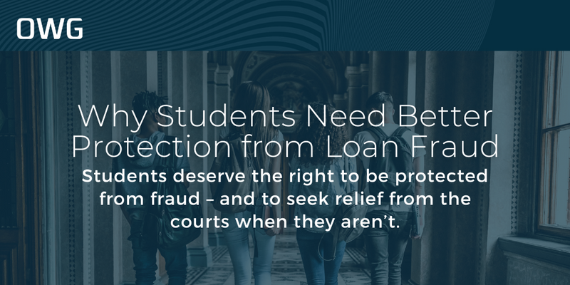 Why Students Need Better Protection from Loan Fraud