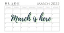 March Is Here
