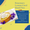 Rosemary Lemon Curd Hand Pies
