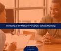 Members of the Military - Personal Financial Planning
