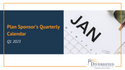 Plan Sponsor’s Quarterly Calendar | Q1 2023