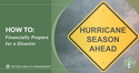 How To Financially Prepare for a Disaster