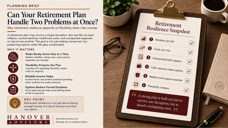 Can Your Retirement Plan Handle Two Problems at Once?