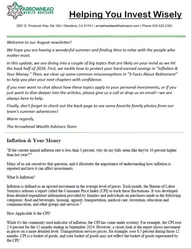 NEWSLETTER AUGUST 2026