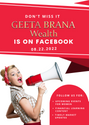 Geeta Brana Wealth is on Social Media!