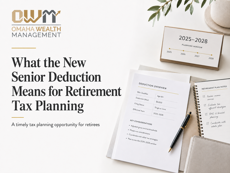 What the New Senior Deduction Means for Retirement Tax Planning