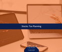 Stocks: Tax Planning