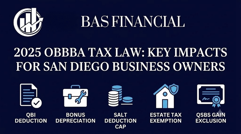 The New Tax Law Just Changed the Math for San Diego Business Owners — Here's What to Consider Now