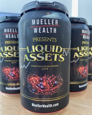 The Story Behind Mueller Wealth’s “Liquid Assets” Pomegranate Blueberry Lager