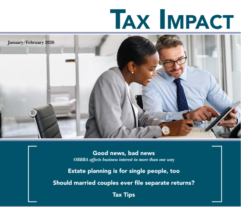January / February 2026 Tax Impact