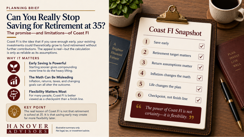 Can You Really Stop Saving for Retirement at 35?