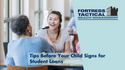 Tips Before Your Child Signs for Student Loans