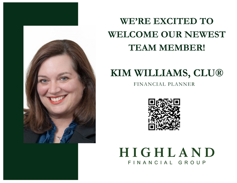 Welcome new Financial Planner, KIM WILLIAMS, CLU®!