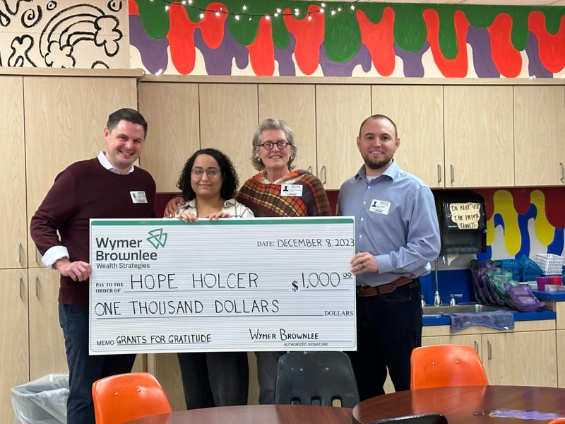 Hope Holcer Named 2023 Recipient of “Grants For Gratitude” Program