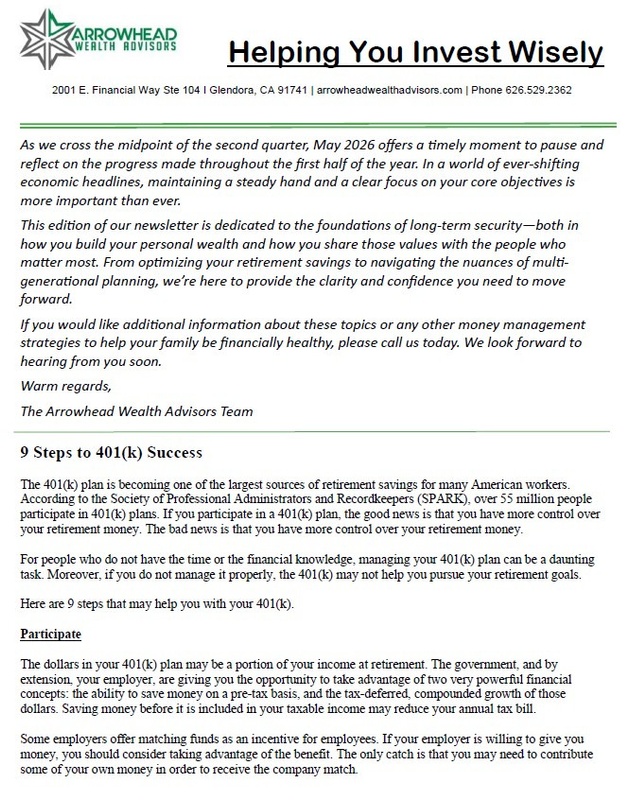 NEWSLETTER MAY 2026