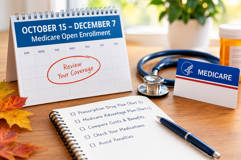 Medicare Open Enrollment: Review Before You Renew
