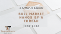 Bull Market Hangs by a Thread