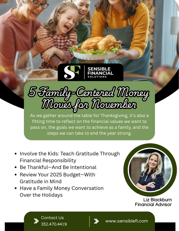 Financial Gratitude: 5 Family-Centered Money Moves for November