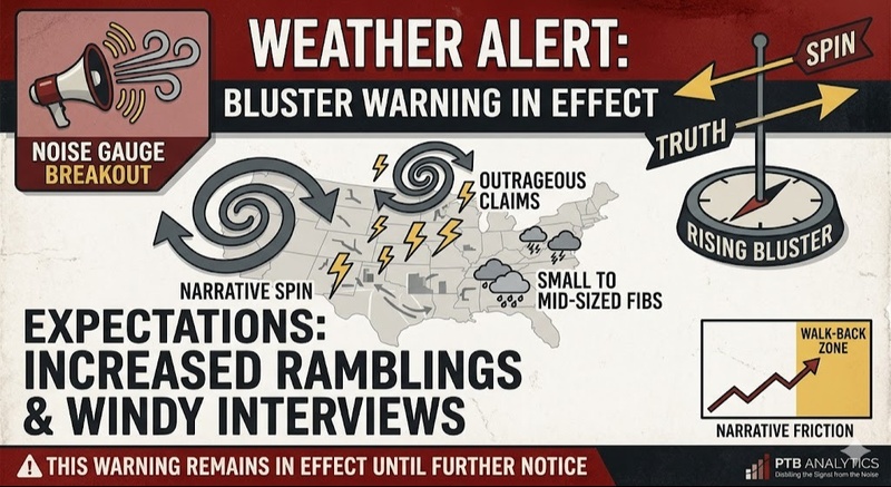 A Bluster Warning Has Been Issued