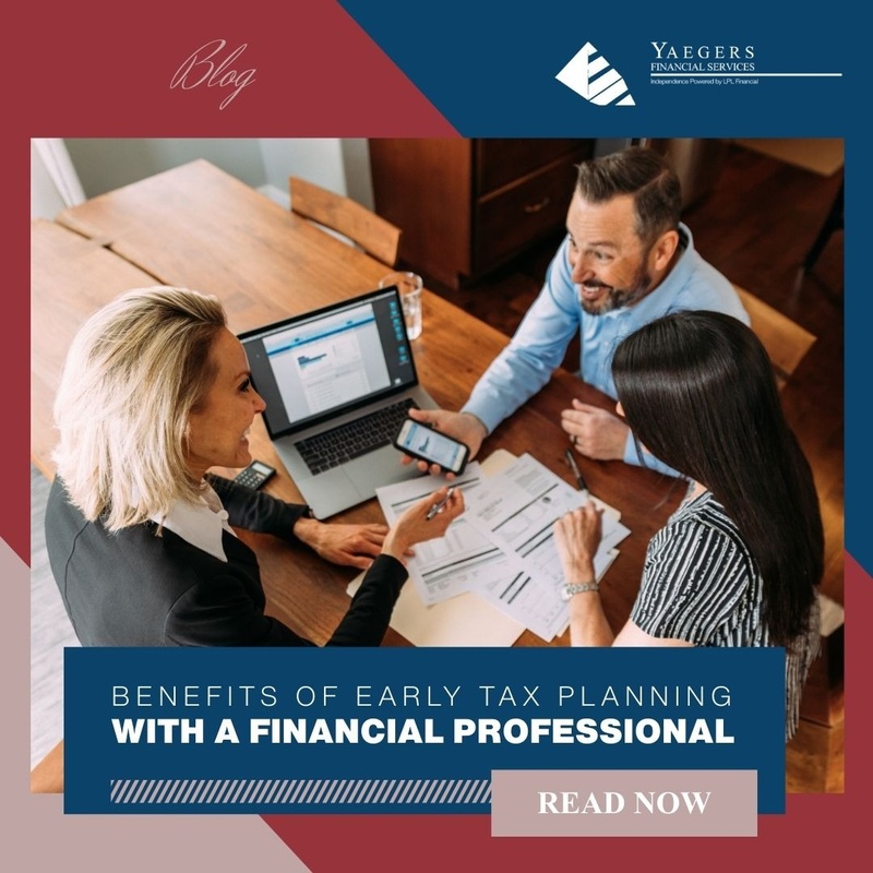 Benefits of Early Tax Planning With a Financial Professional